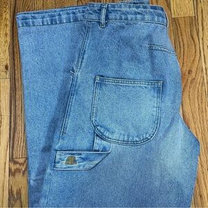 Courrèges Women’s wide leg denim jeans